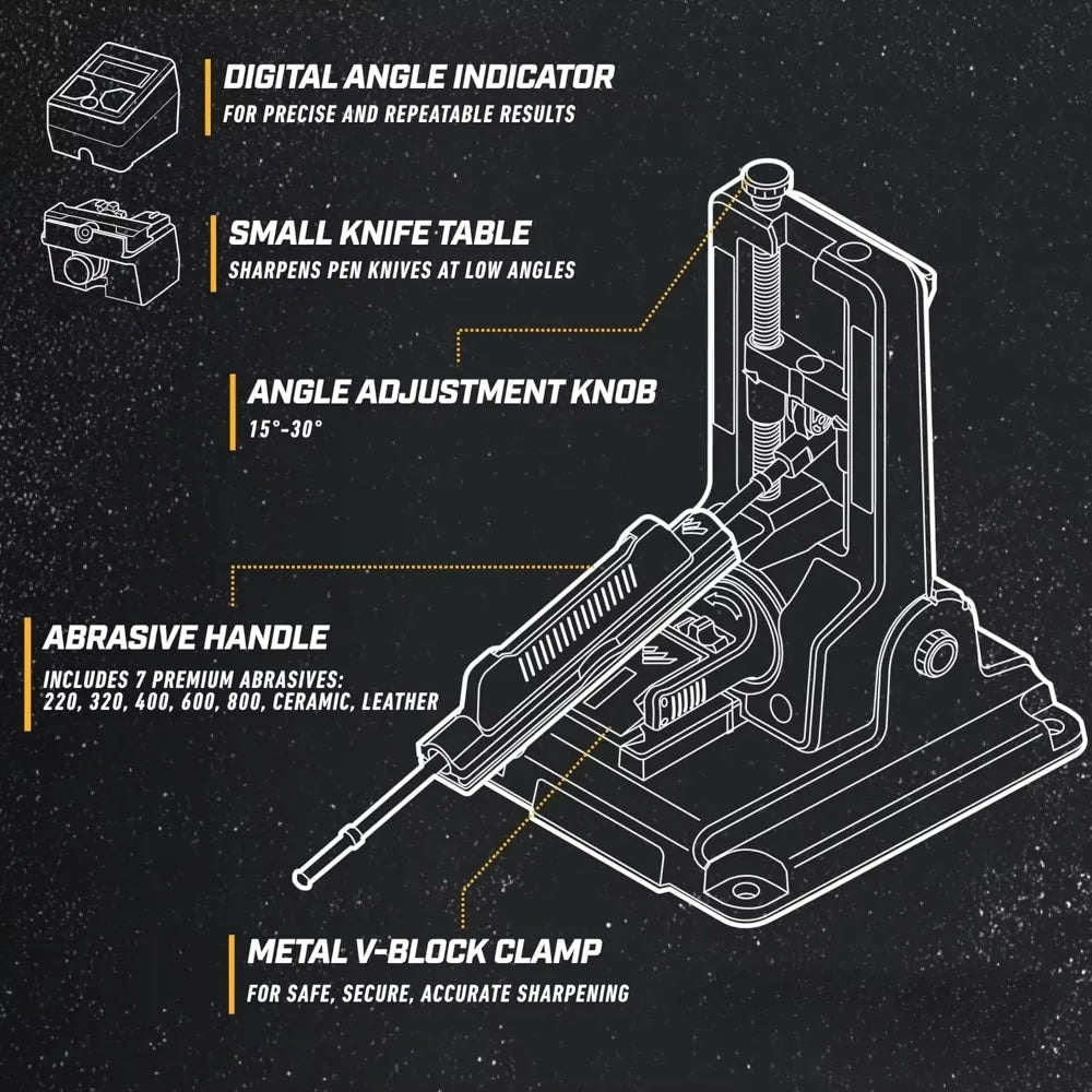 Hign-concerned Precision Adjustable Knife Sharpener System