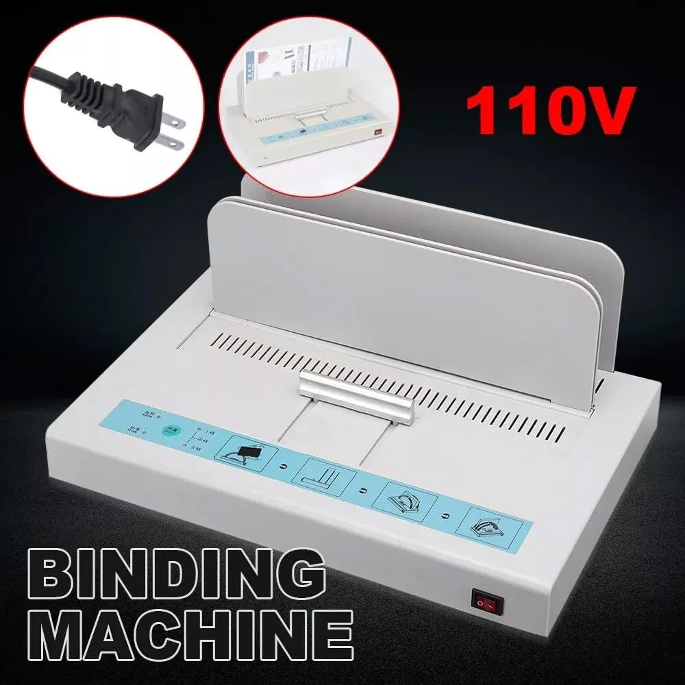 110V Perfect Binding Machine Thermal Binder For Documents