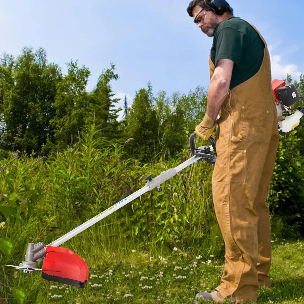 Grass Trimmer 5 in 1 Gas Powered 52cc Hedge Trimmer