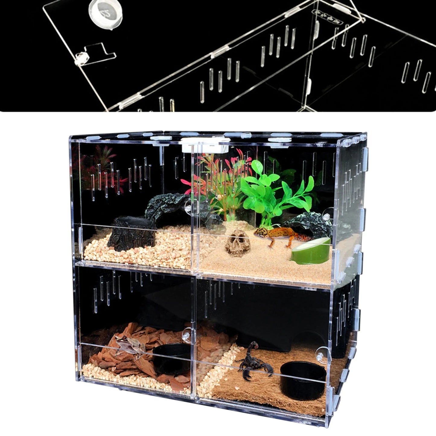Hign Concerned Acrylic Pet Breeding Box For Reptiles
