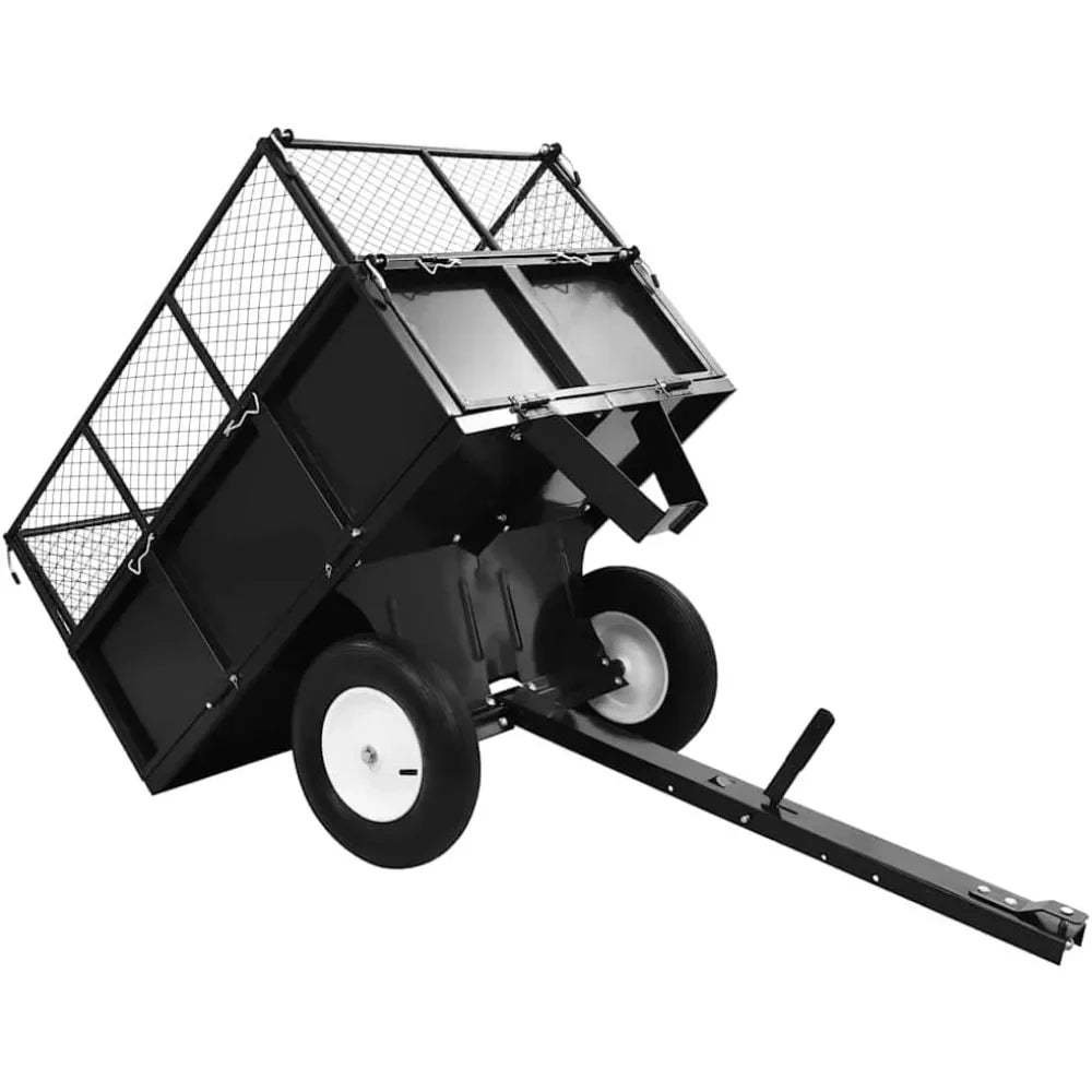 Tipping Trailer for Lawn Mower by NoEnName