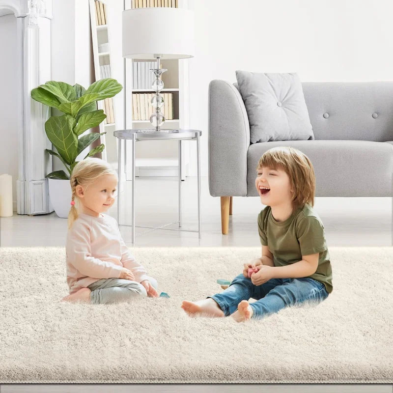 Soft Modern Large Shaggy Rug for Living Room and Bedroom