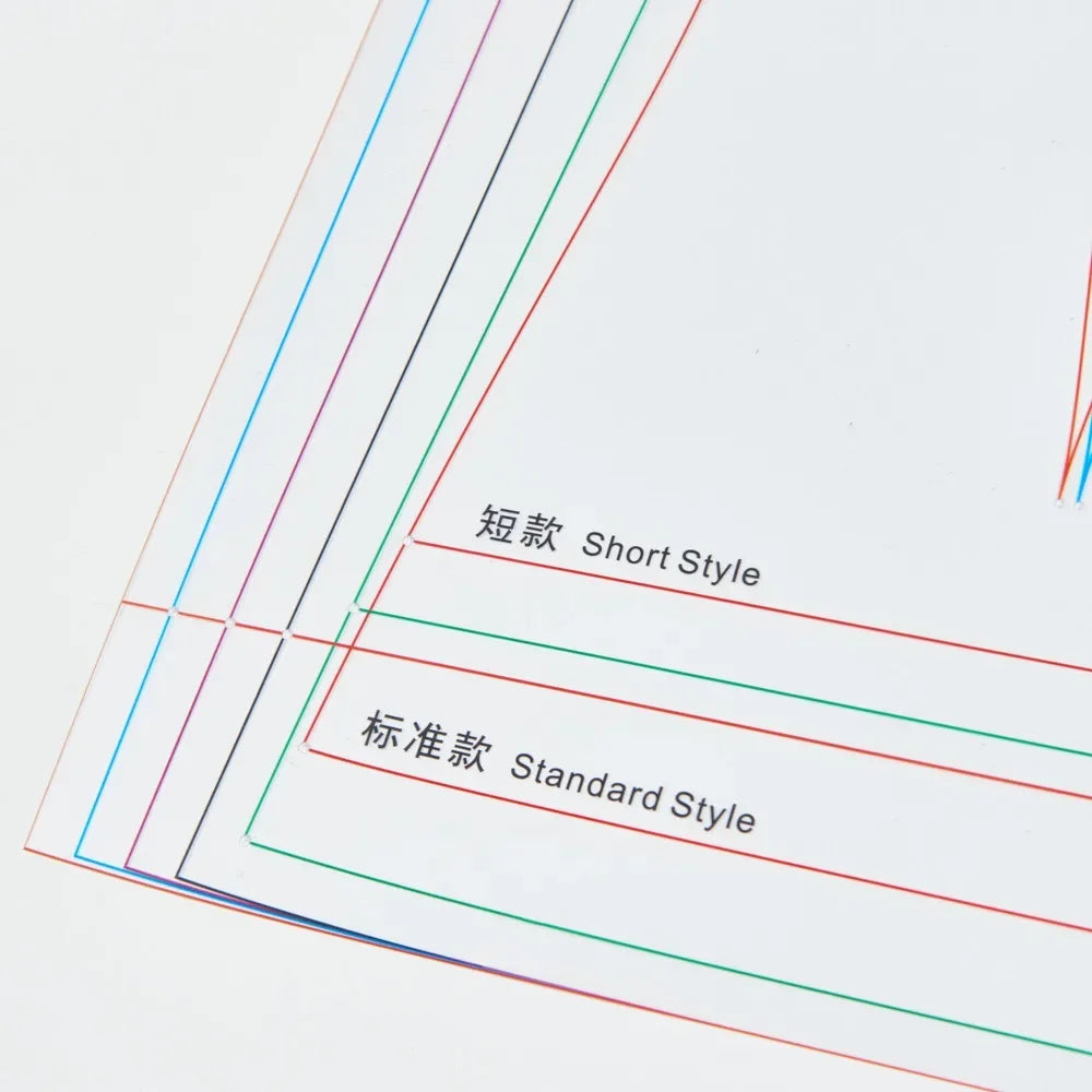 SmartBao Women's Shirt Pattern Ruler for Sewing Design