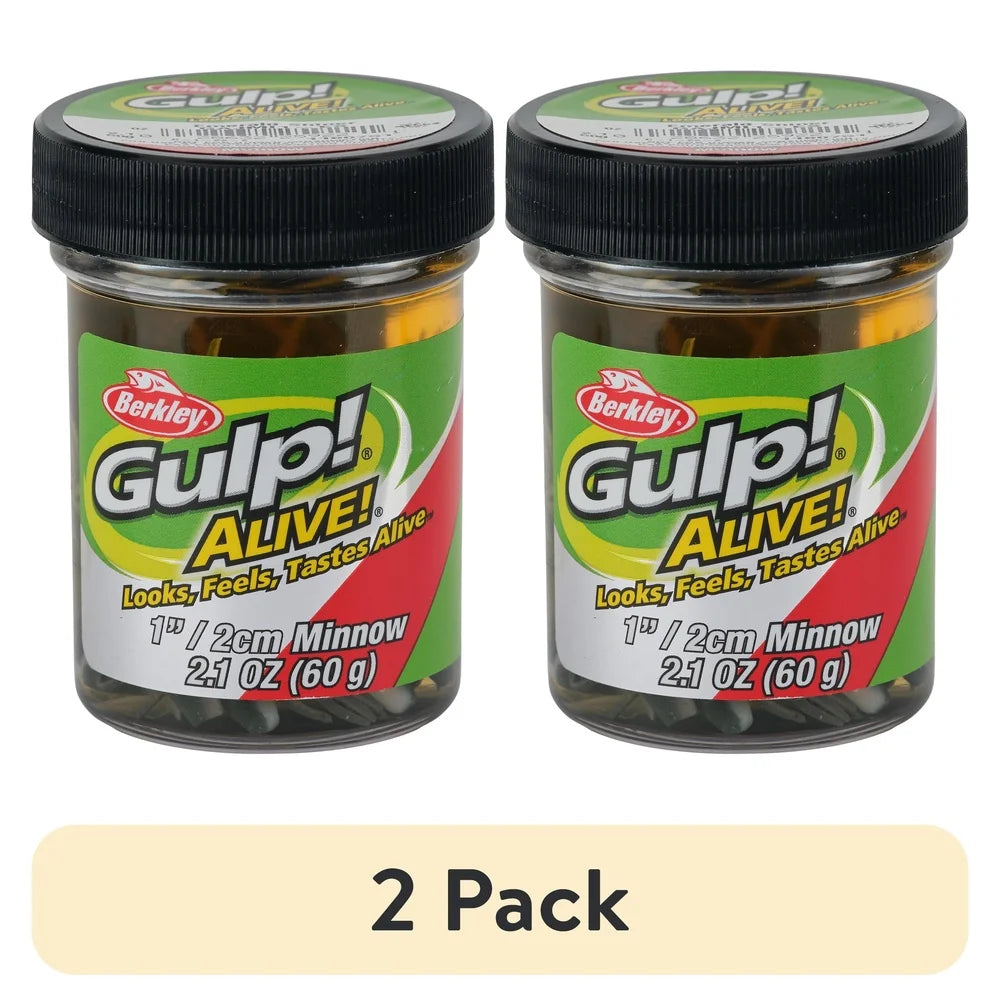 Berkley Gulp Alive Minnow Lifelike Bait Duo Pack Set