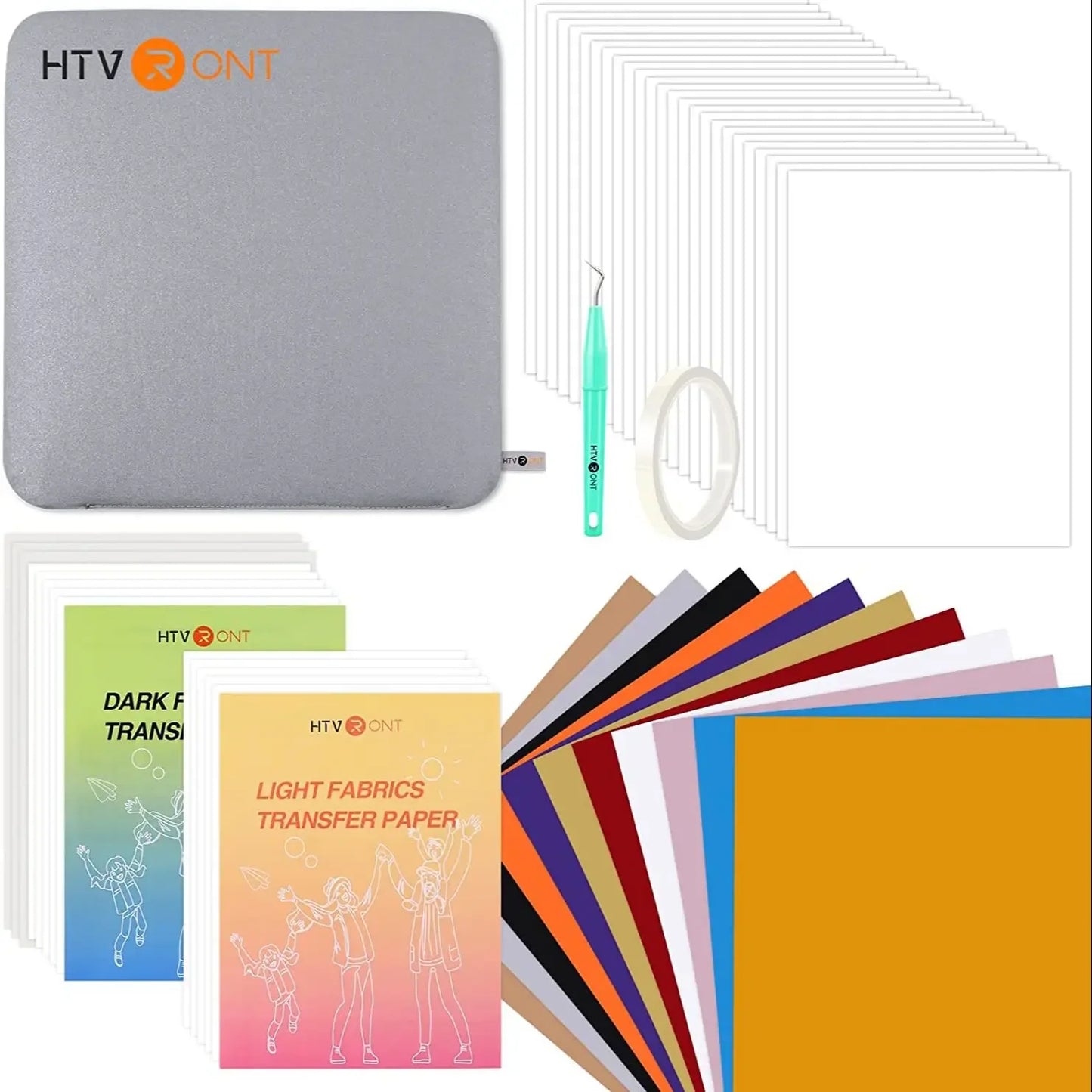 HTVRONT 52 Pcs Heat Press Accessories Kit For Beginners
