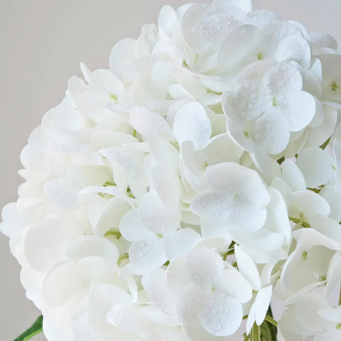 2 to 8 Pieces Artificial Hydrangeas 21 Inch Real Touch Latex Faux Hydrangea for Party Wedding Home Decor Outdoor Bouquet