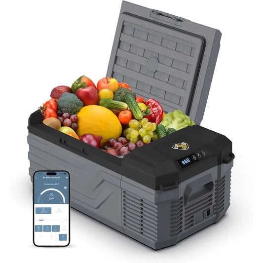 Portable 12 Volt Car Refrigerator 16 Quart Electric Cooler