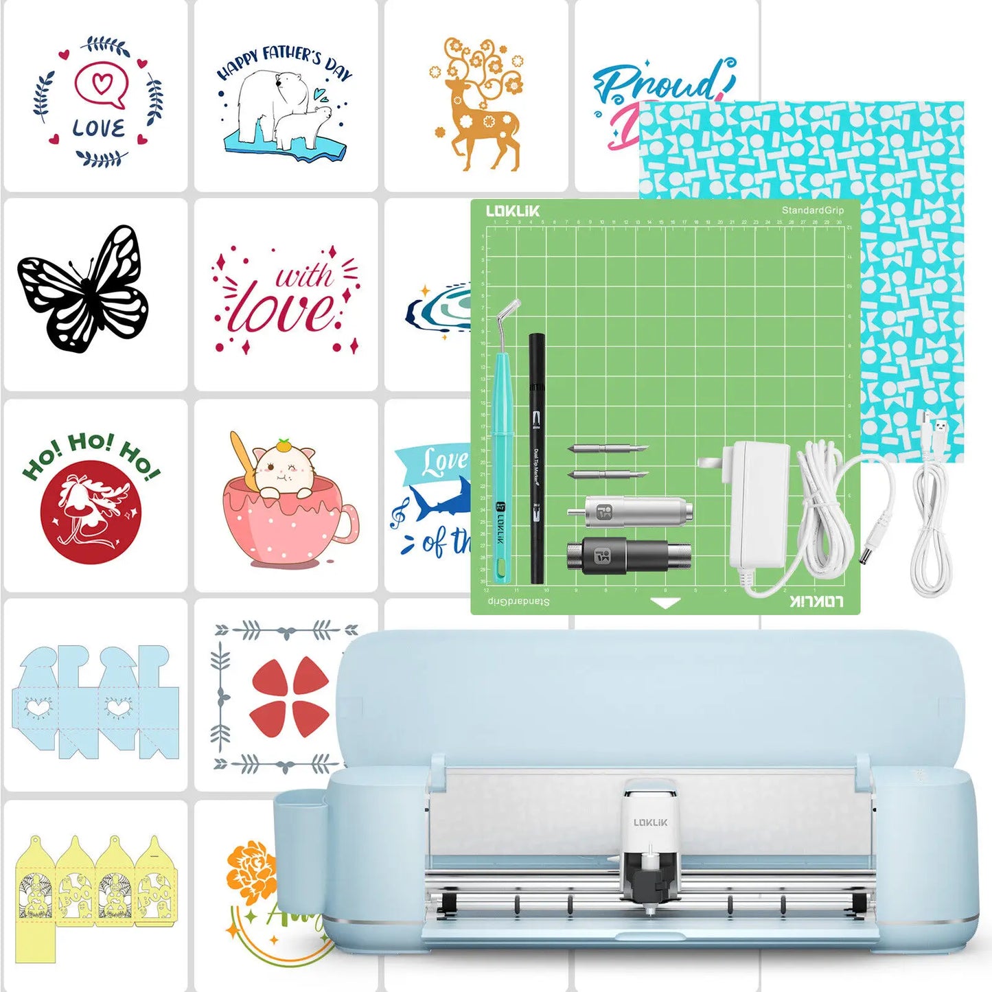 Loklik Vinyl Cutter Machine for Crafts and Custom Cards