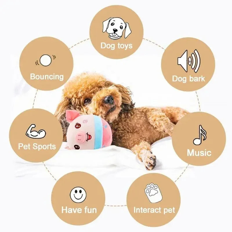 Interactive Electric Plush Cat Toy for Indoor Fun and Play