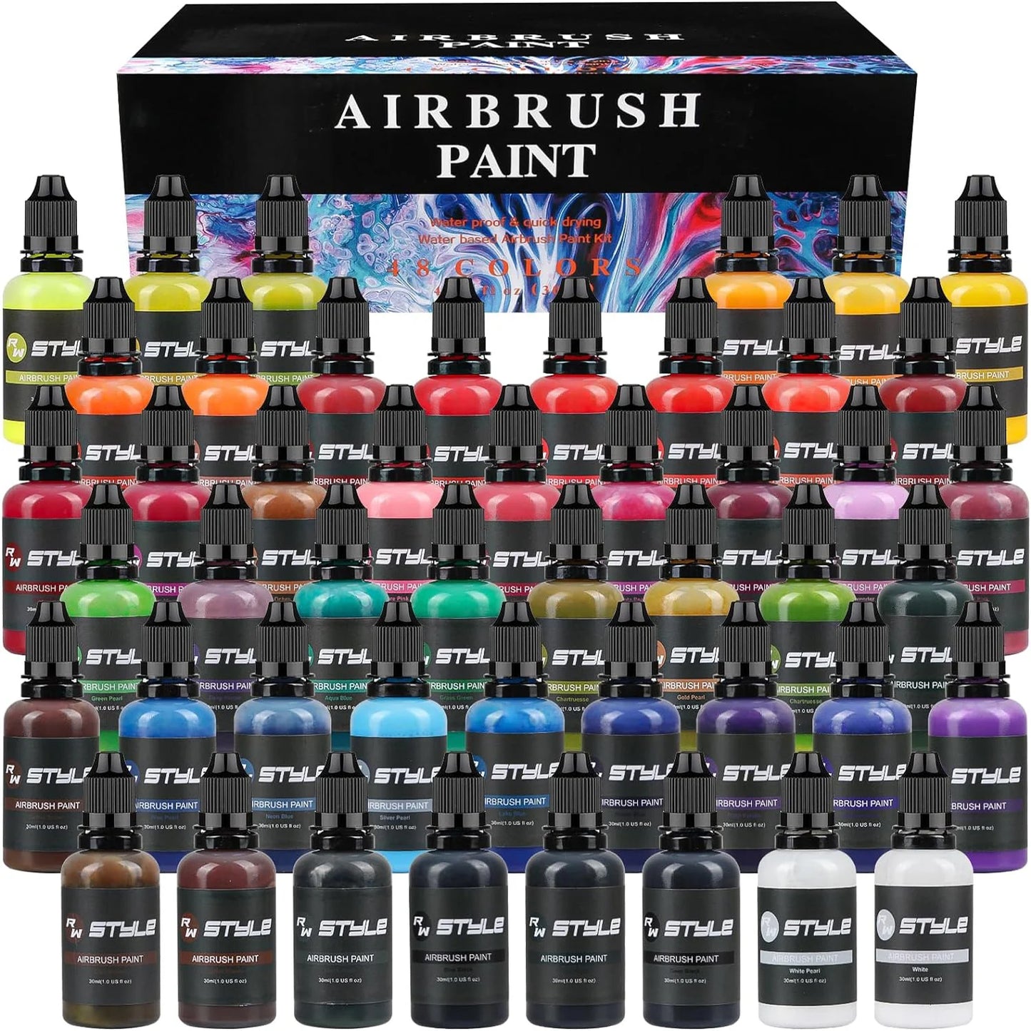 Rhinowisdom Airbrush Paint Kit For Leather And Shoes