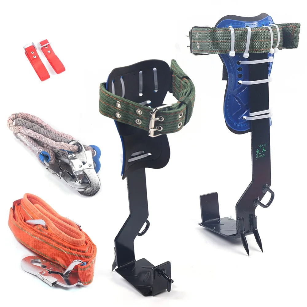 Tree Climbing Spike Set with Safety Belt for Outdoor Adventures