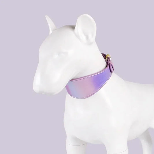 Guangdong Reflective Leather Dog Collar Light Reflecting