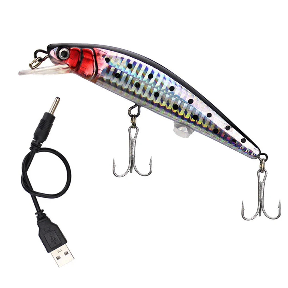 FZCSPEED USB Rechargeable LED Vibrating Fishing Lure