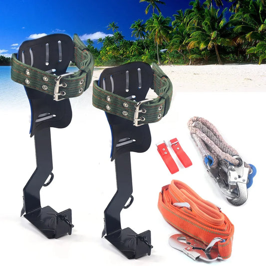 Tree Climbing Spike Set with Safety Belt for Outdoor Adventures