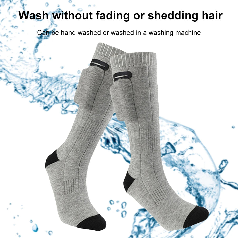 APWIKOGER Electric Heated Socks With 3 Modes Winter Warmth