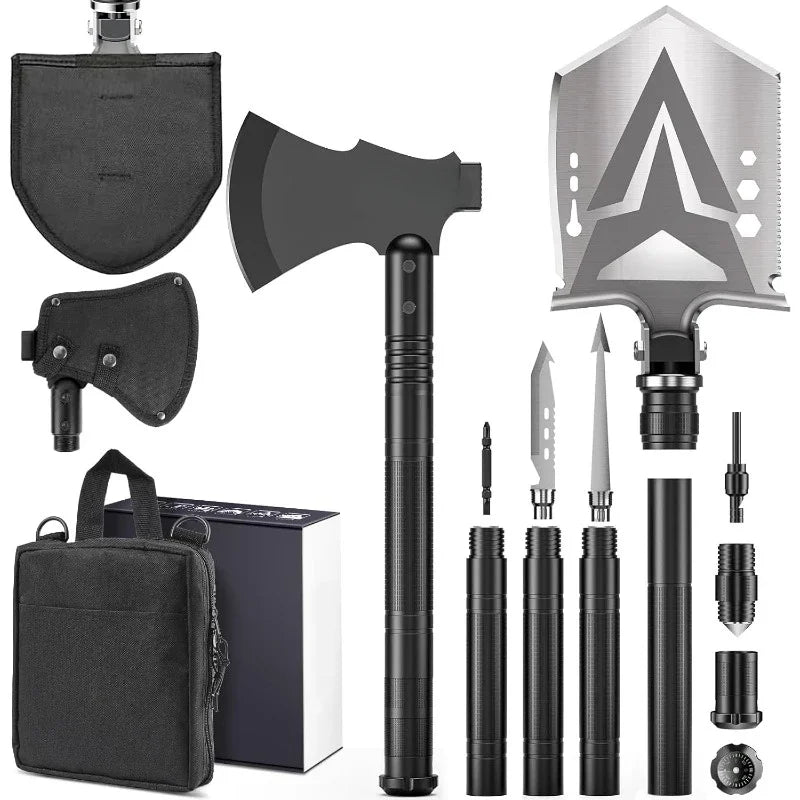 Sahara Sailor Survival Axe and Camping Folding Shovel Combo