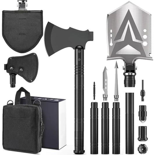 Sahara Sailor Survival Axe and Camping Folding Shovel Combo