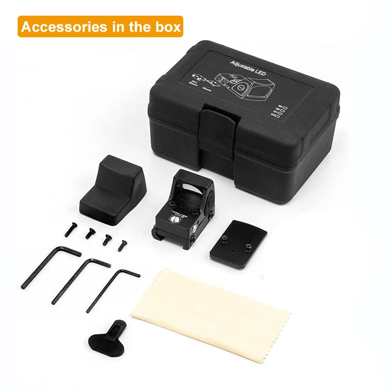 Bestsight Red Dot Sight for Rifle Airsoft Reflex Scope