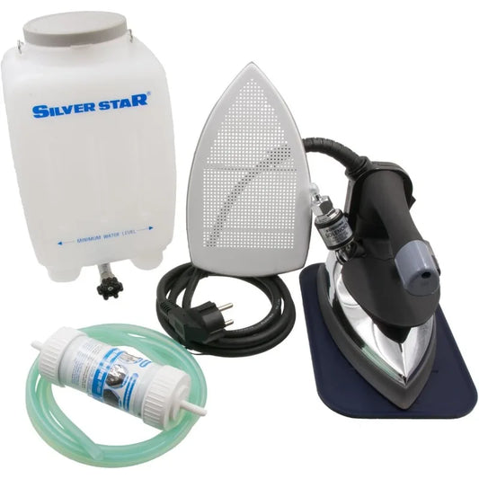 Gravity Feed Steam Iron Silver Star ES-300 for Efficient Ironing