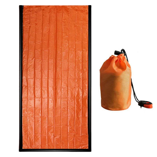 ALLOYSEED Emergency Blanket Portable Thermal Sleeping Bag Set