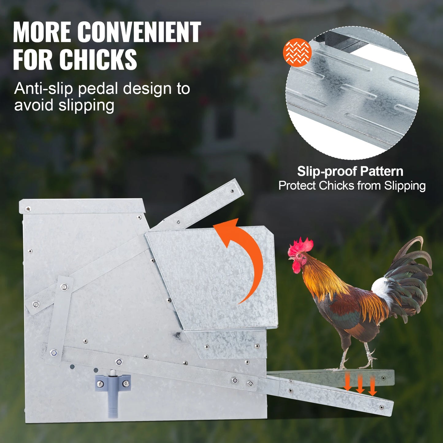 SucceBuy Automatic Chicken Feeder For Poultry Flocks
