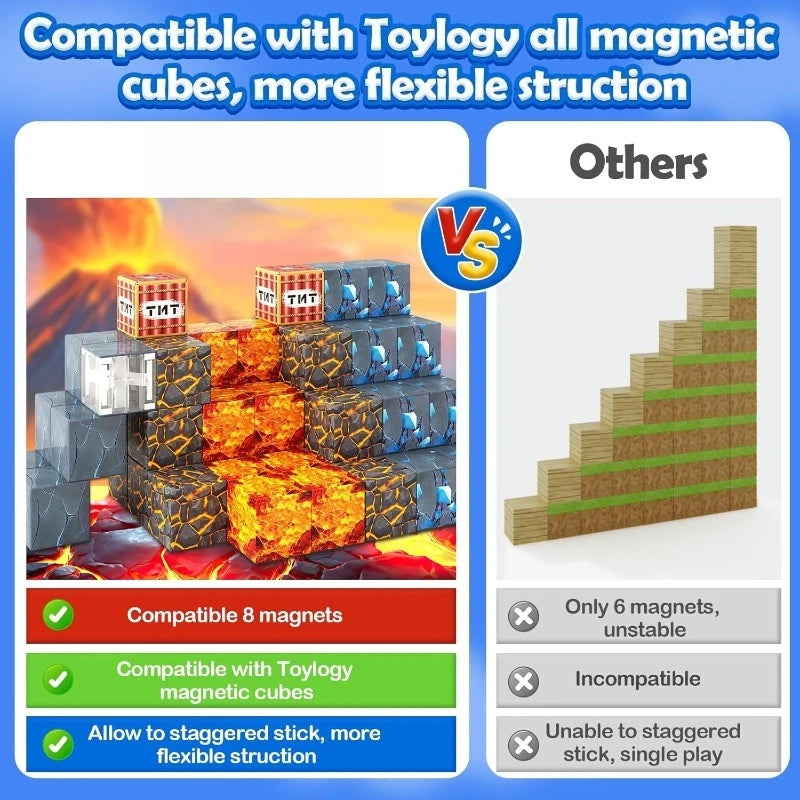Mine Magnet World Building Outdoor Sensory Toys for Kids