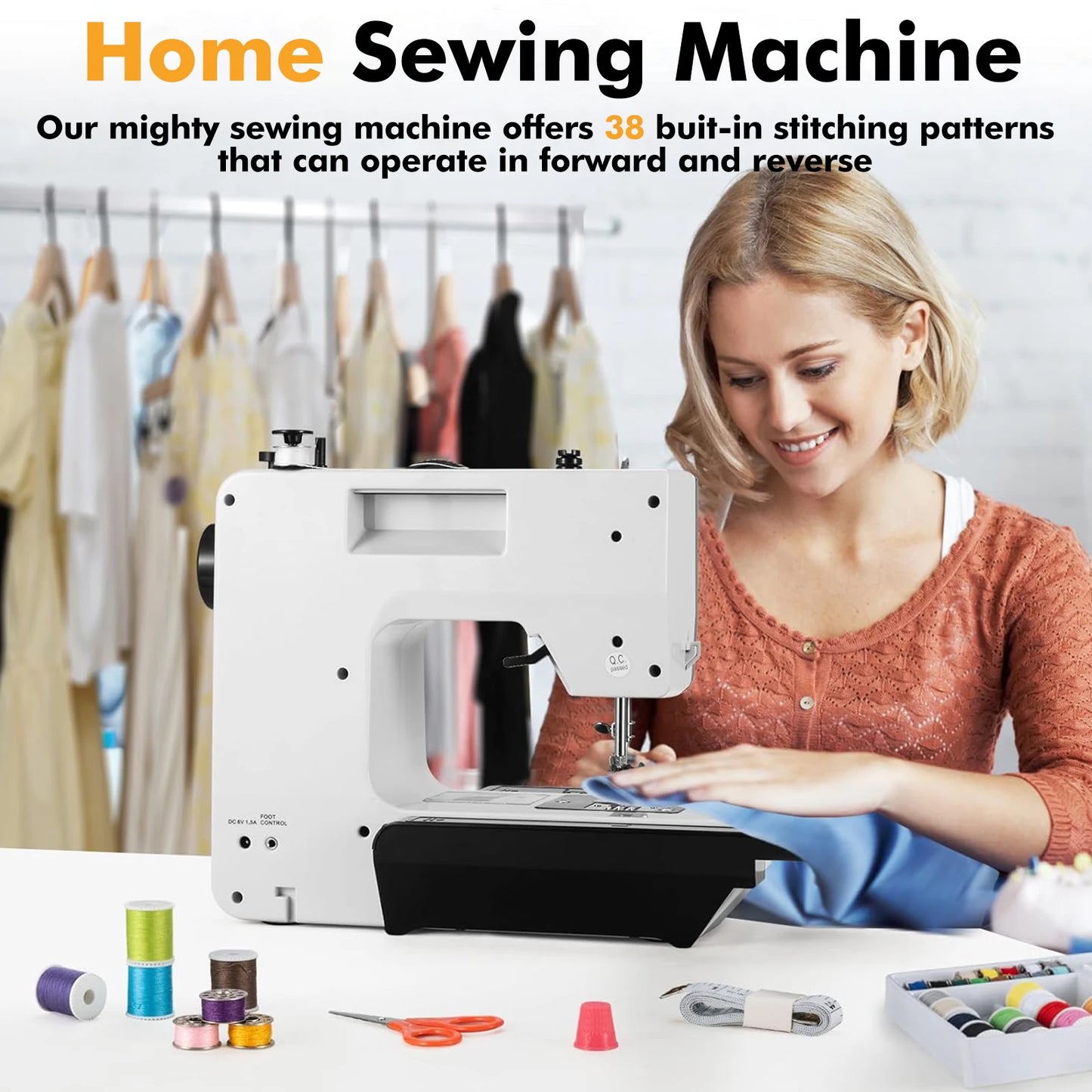 Hign Concerned Mini Sewing Machine With Extension Table