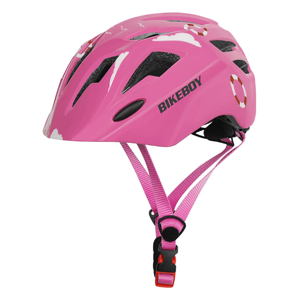 Kids Adjustable Bicycle Helmet with Taillights and Vents