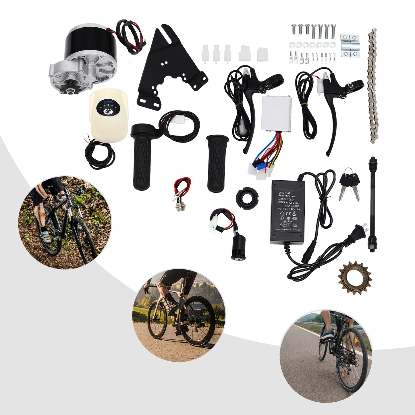 Hign Concerned 250W Electric Bike Mid Kit 24V US EU