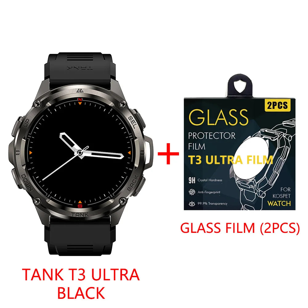 KOSPET Tank T3 Ultra GPS Smartwatch For Men And Women