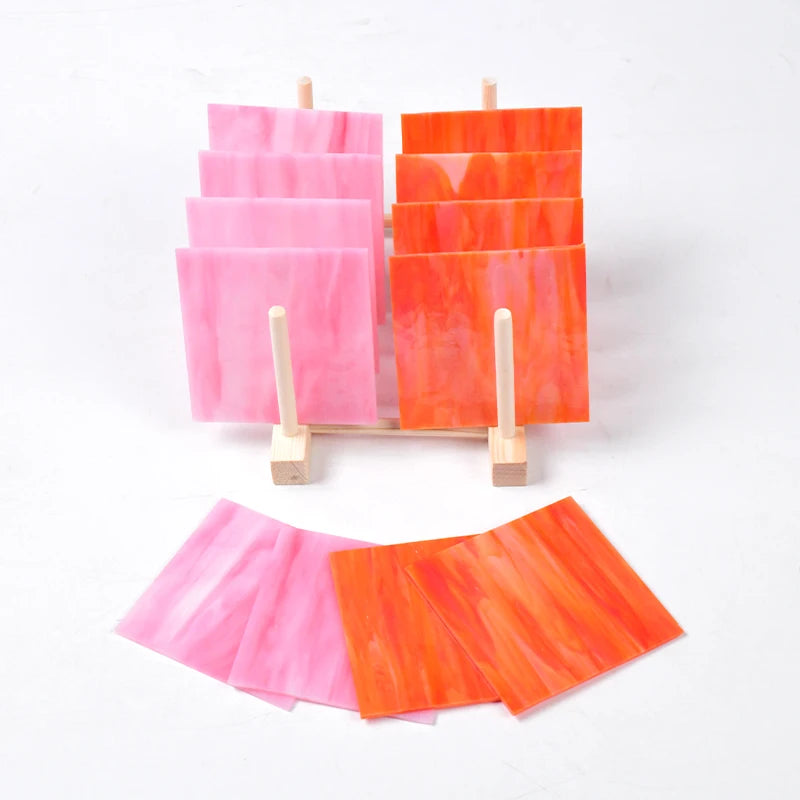 Zeuph Stained Glass Pieces for DIY Crafts