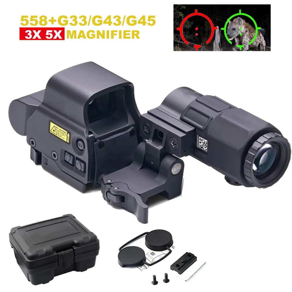 Bestsight 558 Holographic Collimator Sight Quick Detach