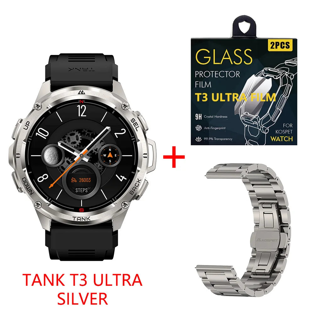 KOSPET Tank T3 Ultra GPS Smartwatch For Men And Women