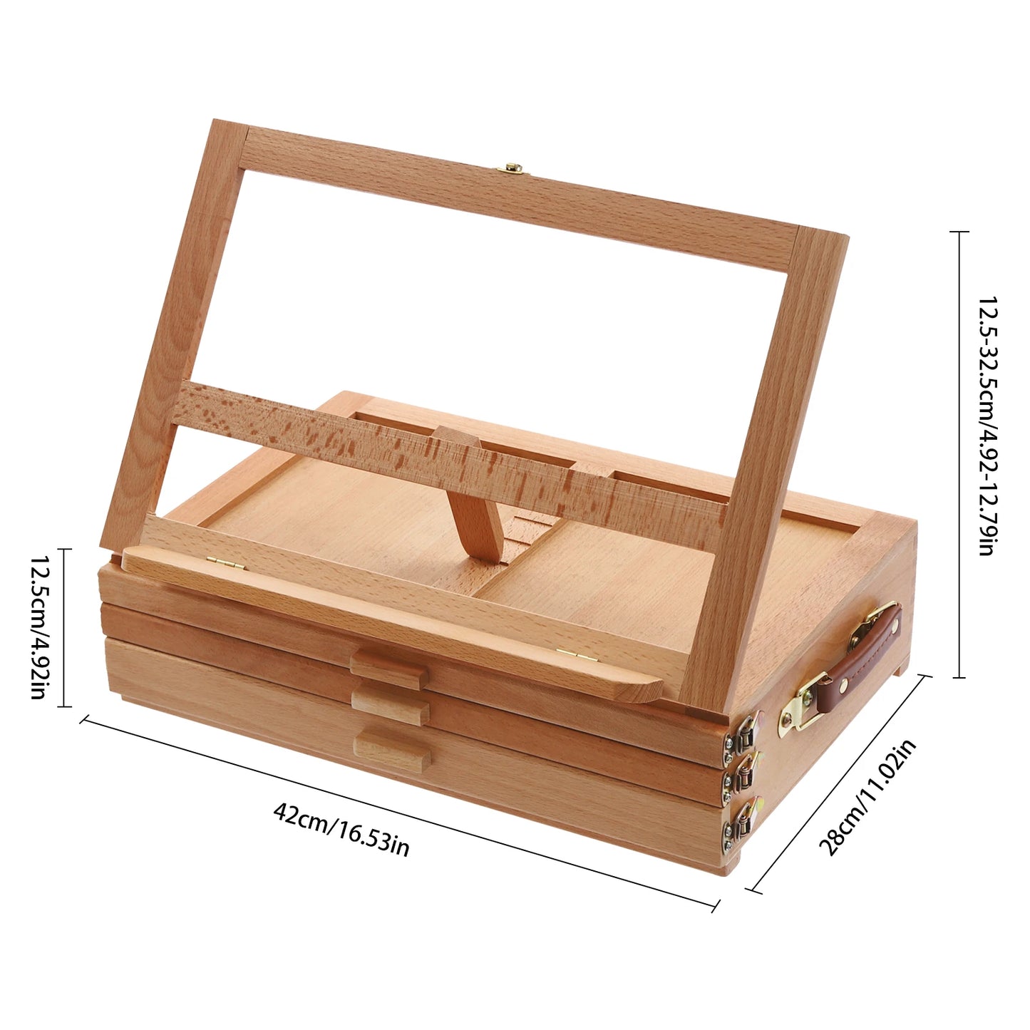 Hign-concerned Multi-Function Storage Box Easel Drawers