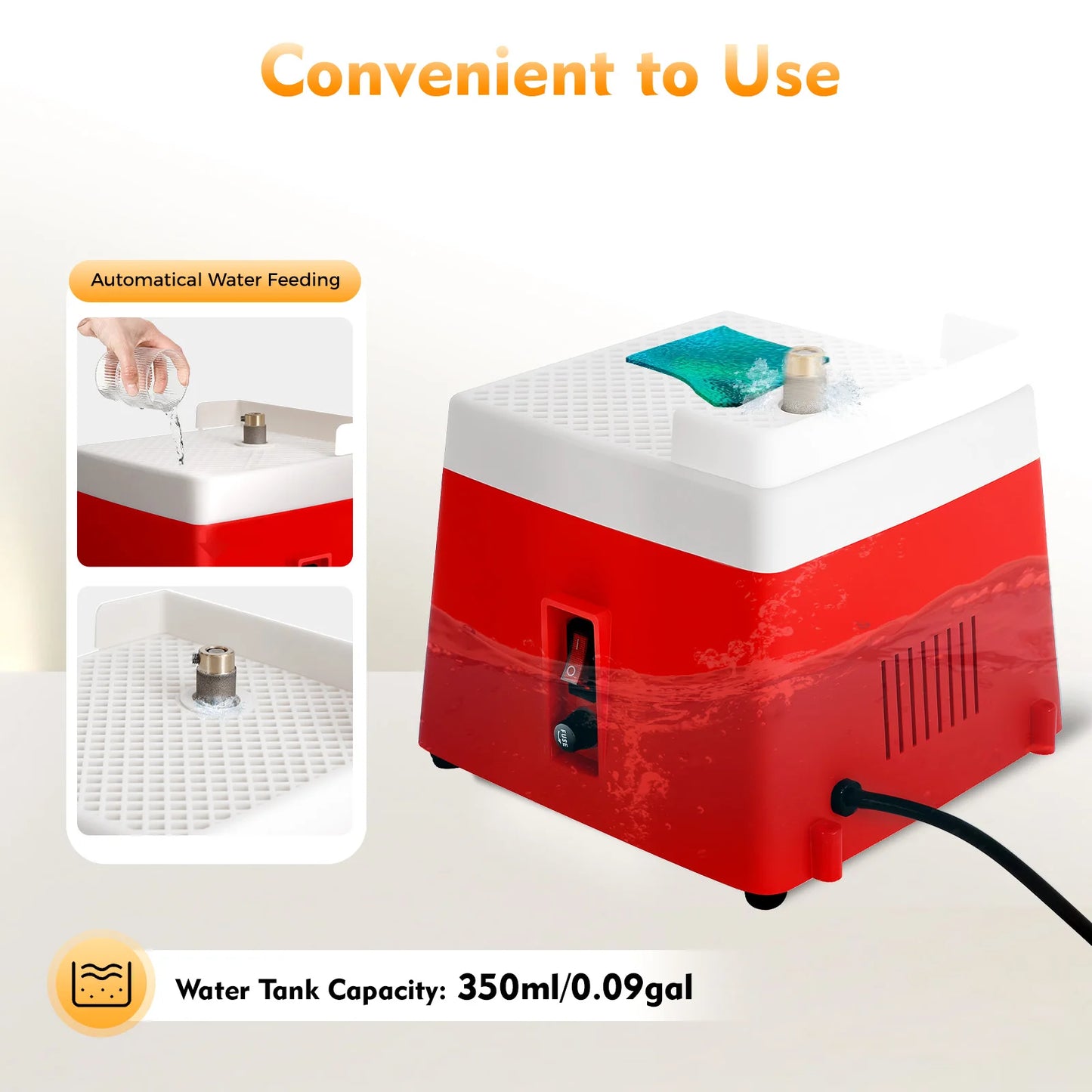65W Portable Electric Stained Glass Grinder Machine