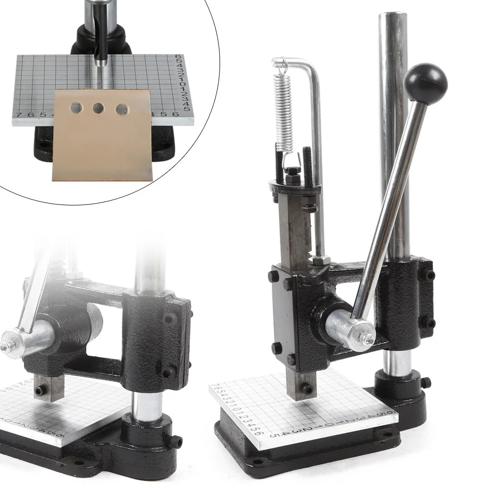 Leather Craft Imprinting Machine Manual Embossing and Punching Tool