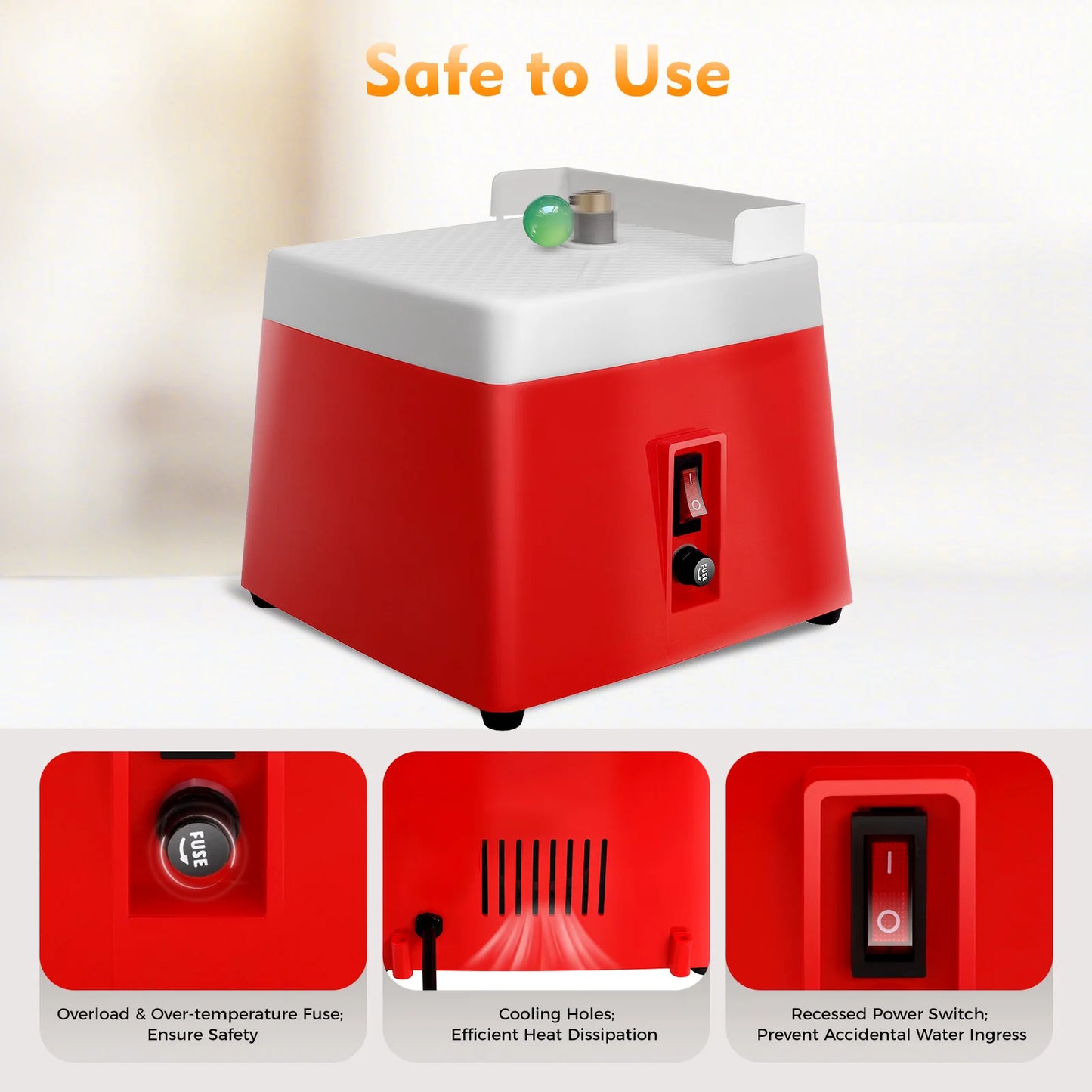65W Portable Electric Stained Glass Grinder Machine