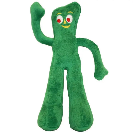 Gumby Soft Plush Squeaker Dog Toy For Fetch And Chew
