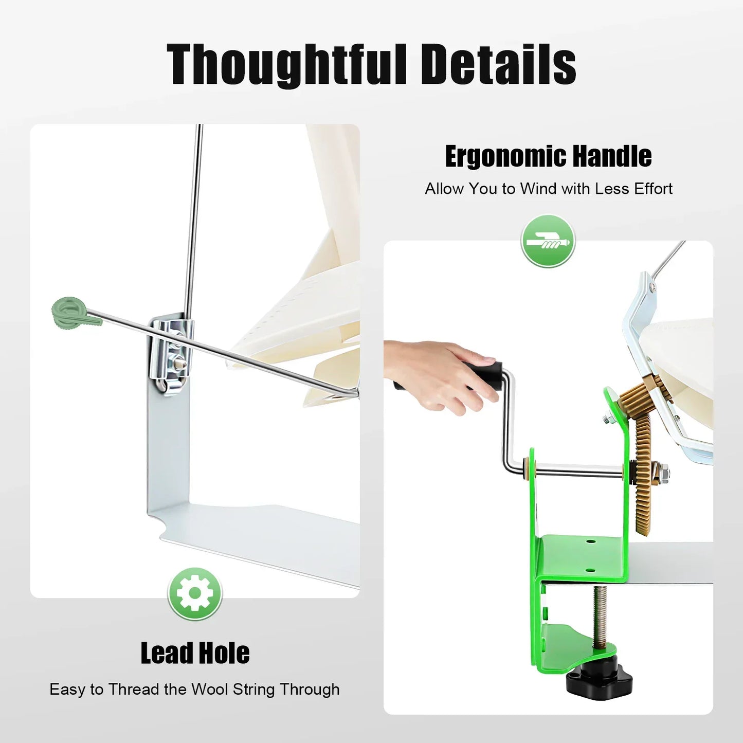 Hignconcerned Chemical Yarn Winder Metal Ball Winder
