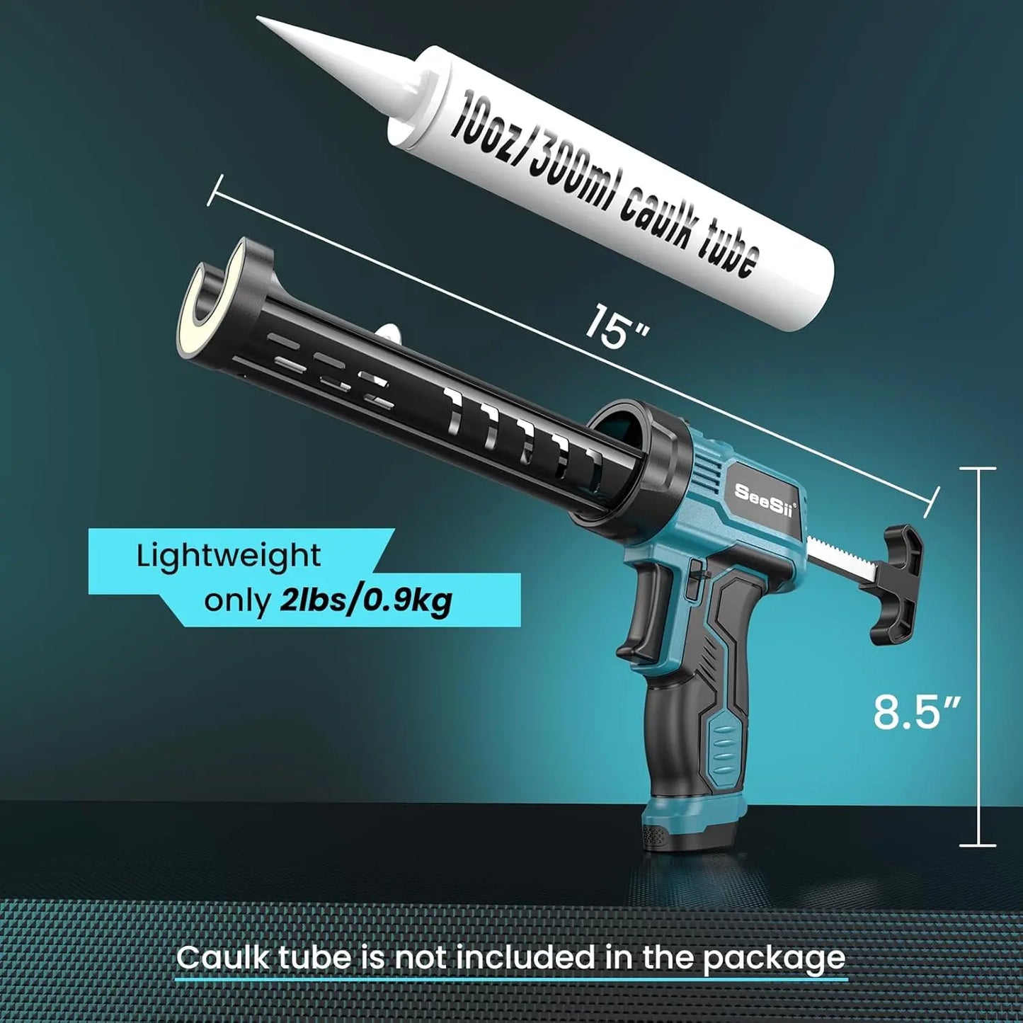 Seesii Cordless Electric Glue Gun with LED Light