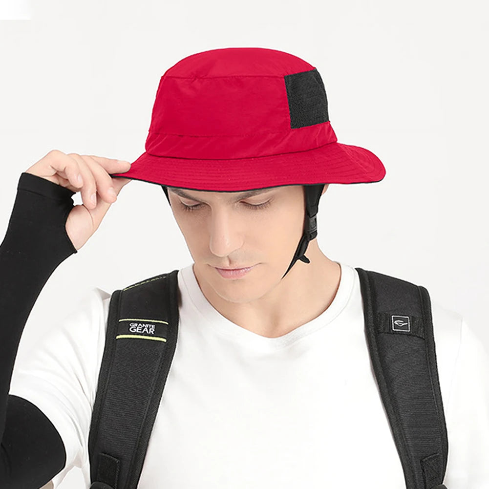 CN Beach Surf Cap Adjustable Breathable Sun Hat for Outdoor