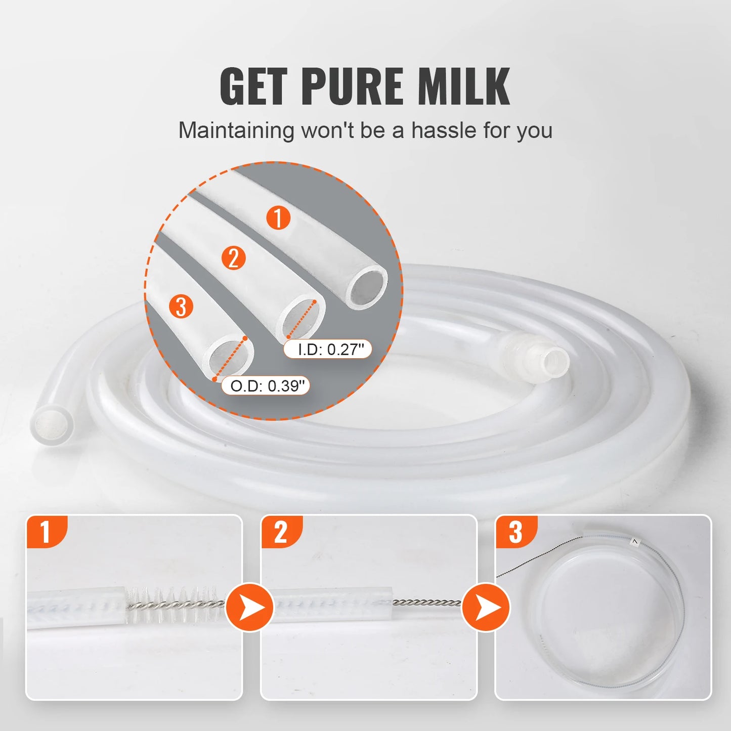 SucceBuy Goat Milking Machine Pulsation Cups Tubes
