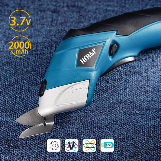 Hignconcerned USB Rechargeable Electric Scissors Fabric
