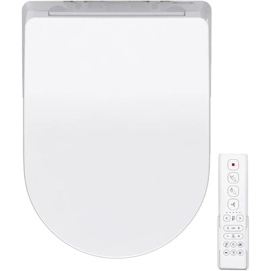 Smart Electronic Bidet Toilet Seat with Heated Lid and Warm Water