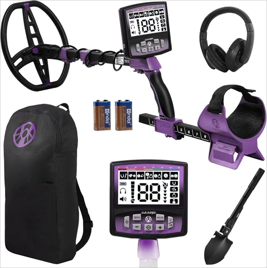 Professional Waterproof Metal Detector with Backlit LCD Display