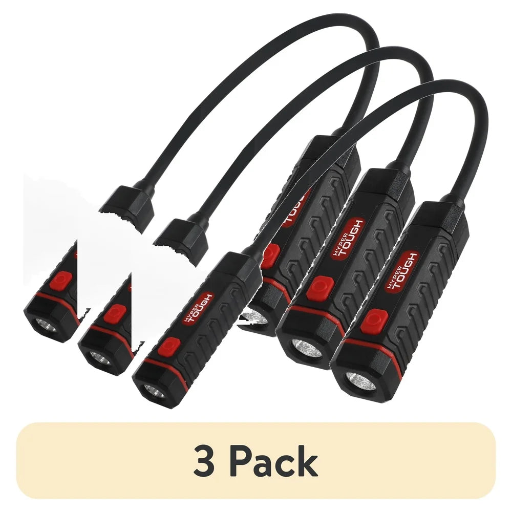 XMSJ 3 Pack Led Handsfree Portable Flex Work Light