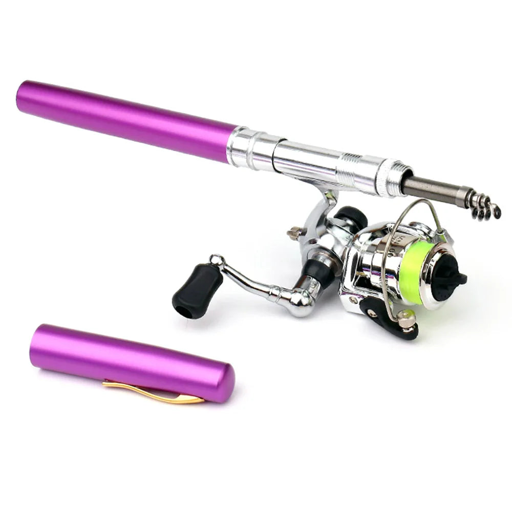 Tomshoo Pocket Collapsible Fishing Rod Reel Combo Kit