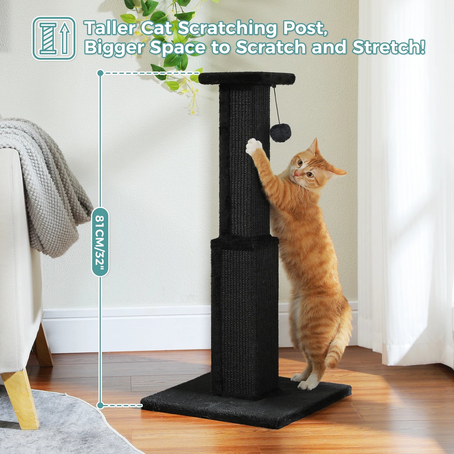 PAWZ Road Cat Scratching Post Ultimate Sisal Scratcher Toy