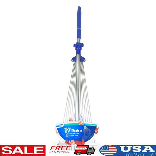 XMSJ Collapsible Rake Compact Garden Tool for Easy Storage