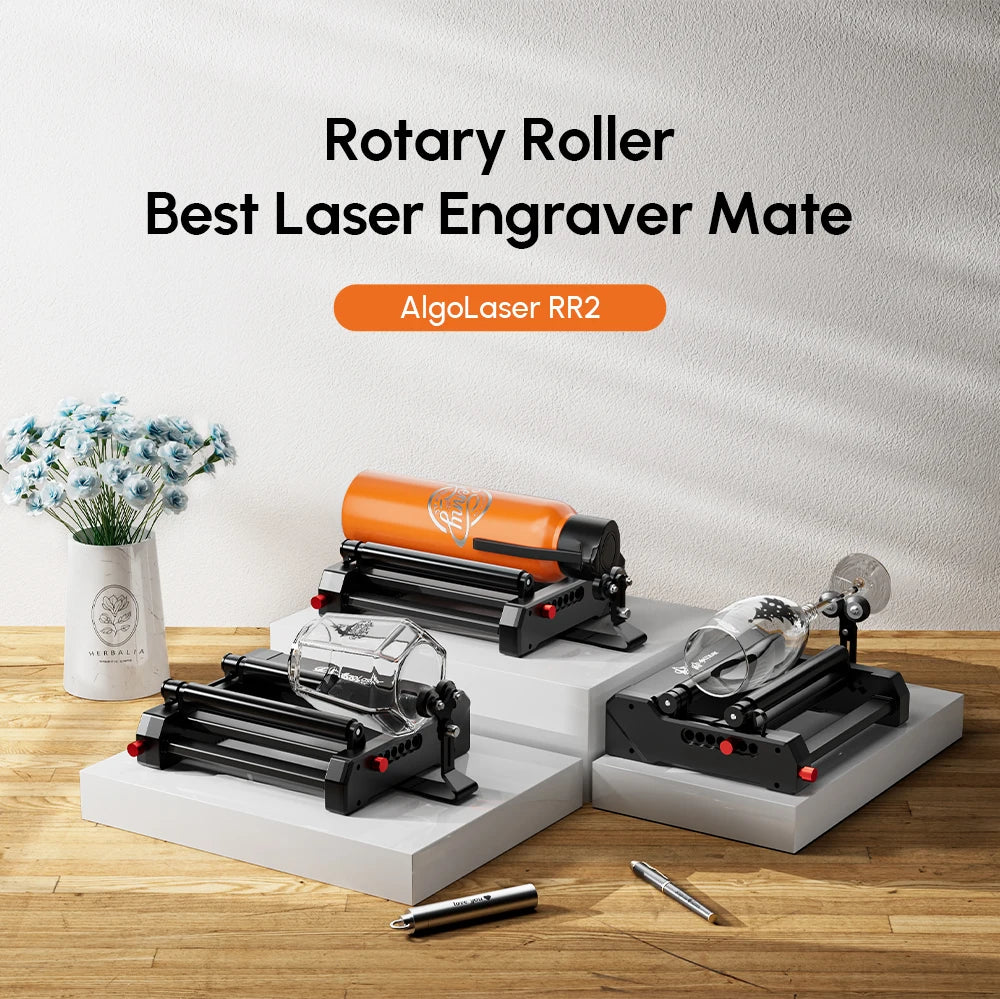 AlgoLaser ThreeInOne 360 Degree Rotary Engraving Platform